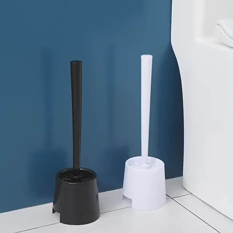 Home Bathroom Cleaning Kit - 1pc Toilet Brush and Holder Set