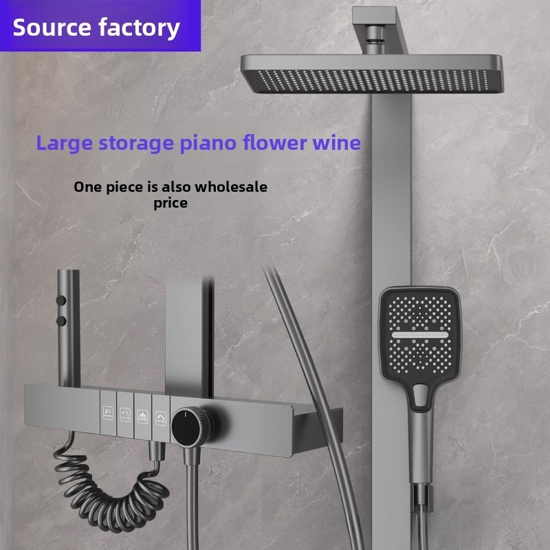 Home For Bathroom - Digital Shower Head Set Pressure Boost