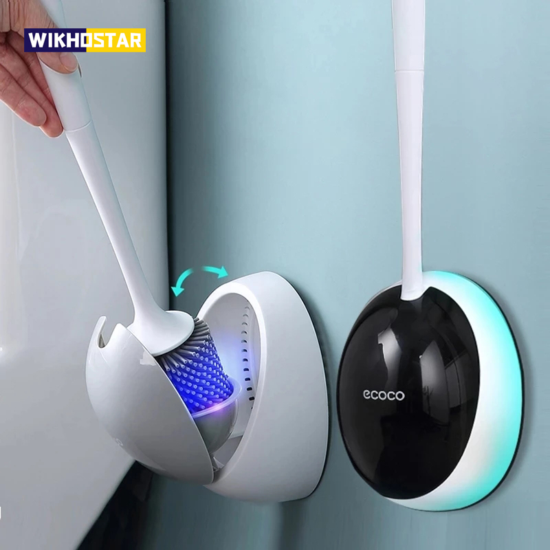 Home Bathroom Cleaning Kit - WIKHOSTAR TPR Silicone Bàn Chải Vệ