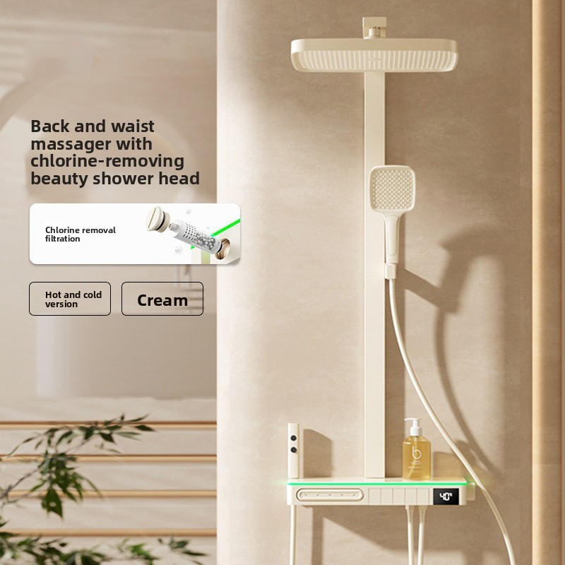 Home Bathroom Set - Smart Digital Display Dechlorinating Skin Beautifying