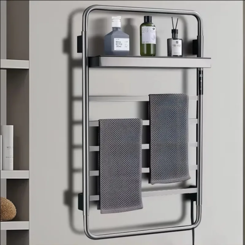 Towel Warmer Electric - Towel Heated Holder Bathroom Electric Heated