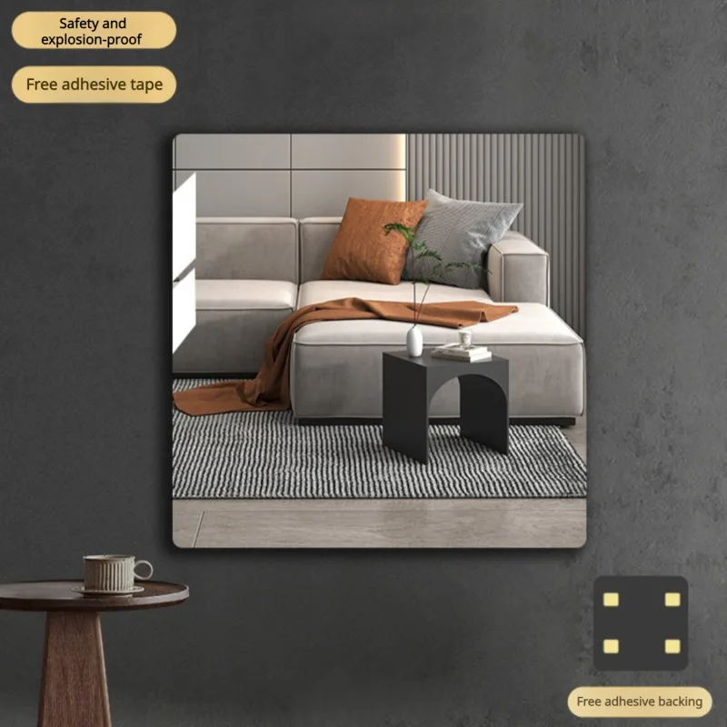Mirror wall stickers home full - đánh giá và giá Home Bathroom Fittings