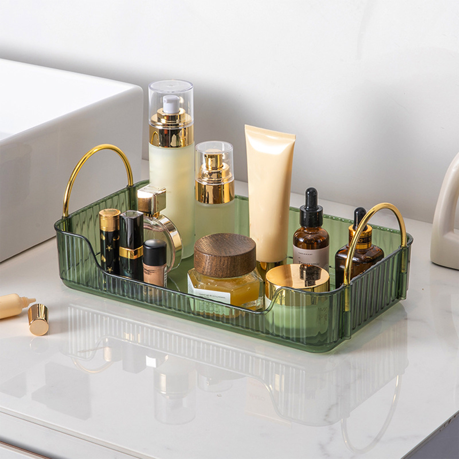 Bathroom Organizer Rack Light  - đánh giá và giá Home Bathroom Supplies