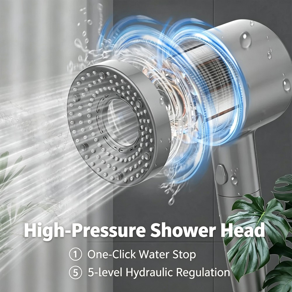 5 Adjustable Modes of High-Pre - đánh giá và giá Home One Bathroom Accessories