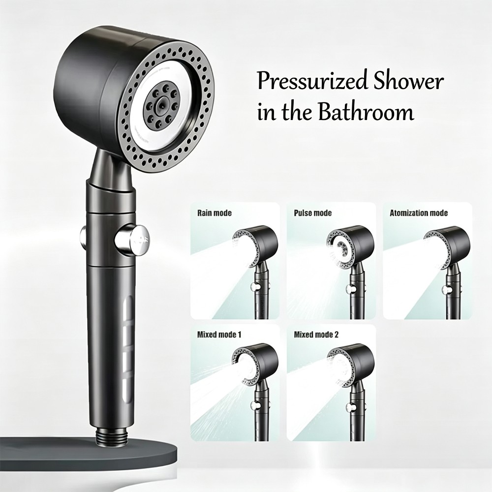 High-Pressure Handheld Shower  - đánh giá và giá Home One Bathroom Accessories