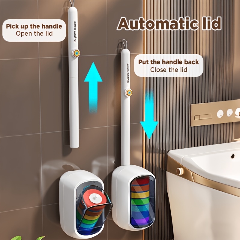 Joybos Wall-Mounted Toilet Bru - đánh giá và giá Home Bathroom Cleaning Kit