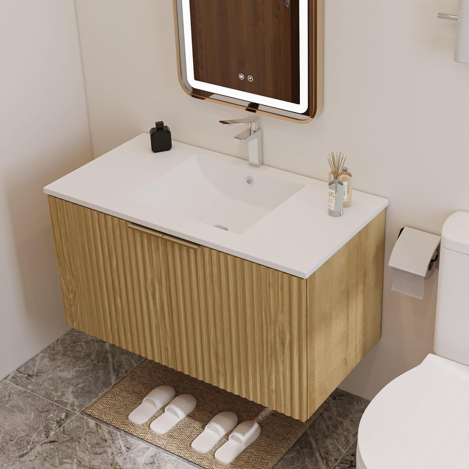 Modern Floating Bathroom Vanit - đánh giá và giá Home For Bathroom