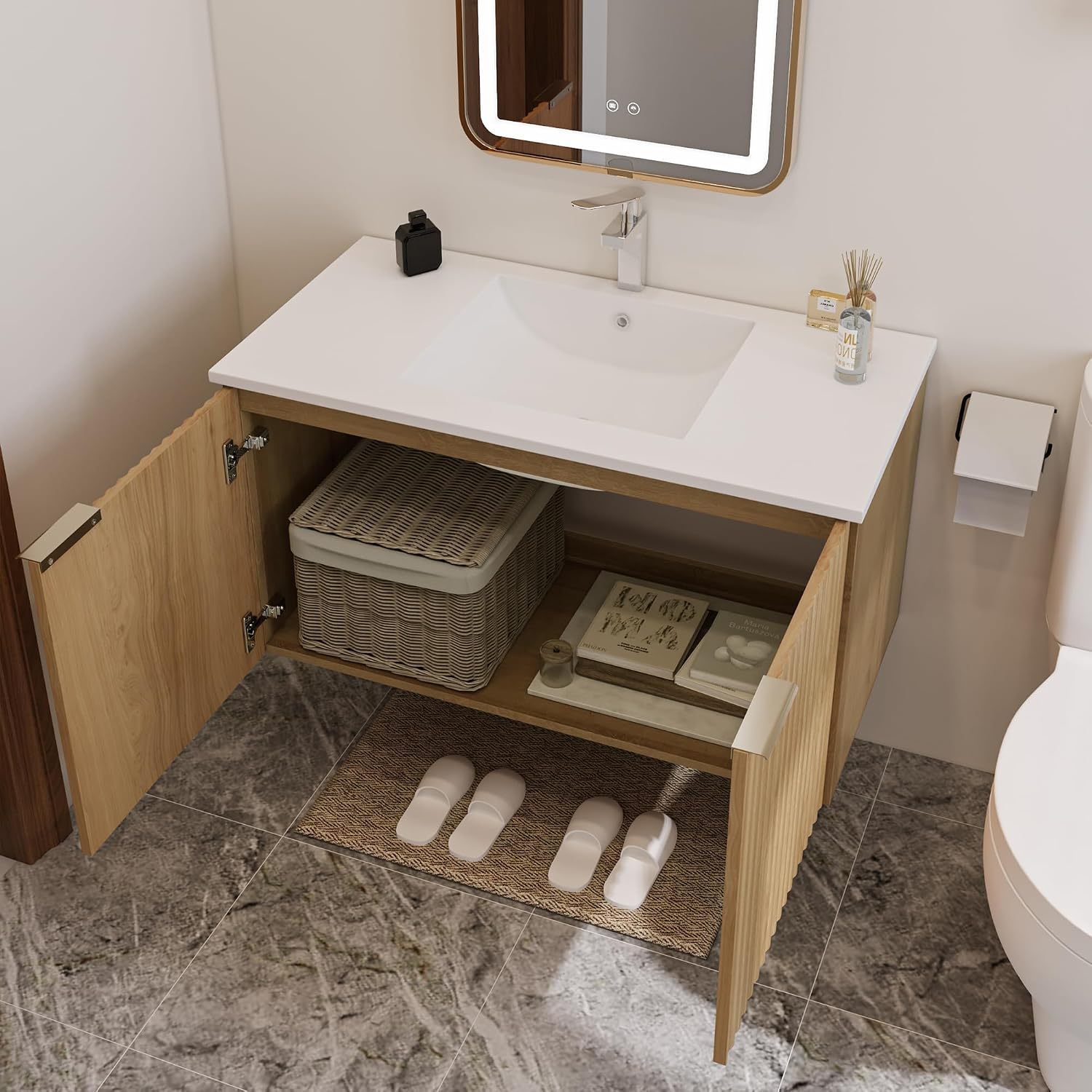 Modern Floating Bathroom Vanit - đánh giá và giá Home For Bathroom