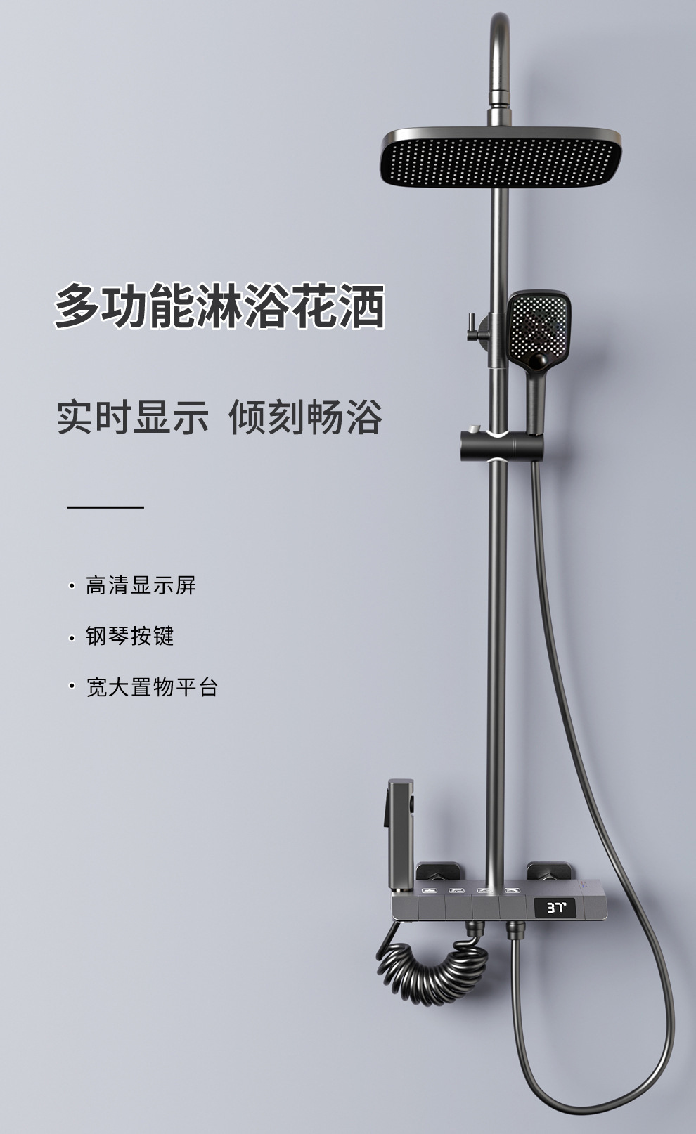 New Fashioned Brass Gun Grey P - đánh giá và giá Home Bathroom Set
