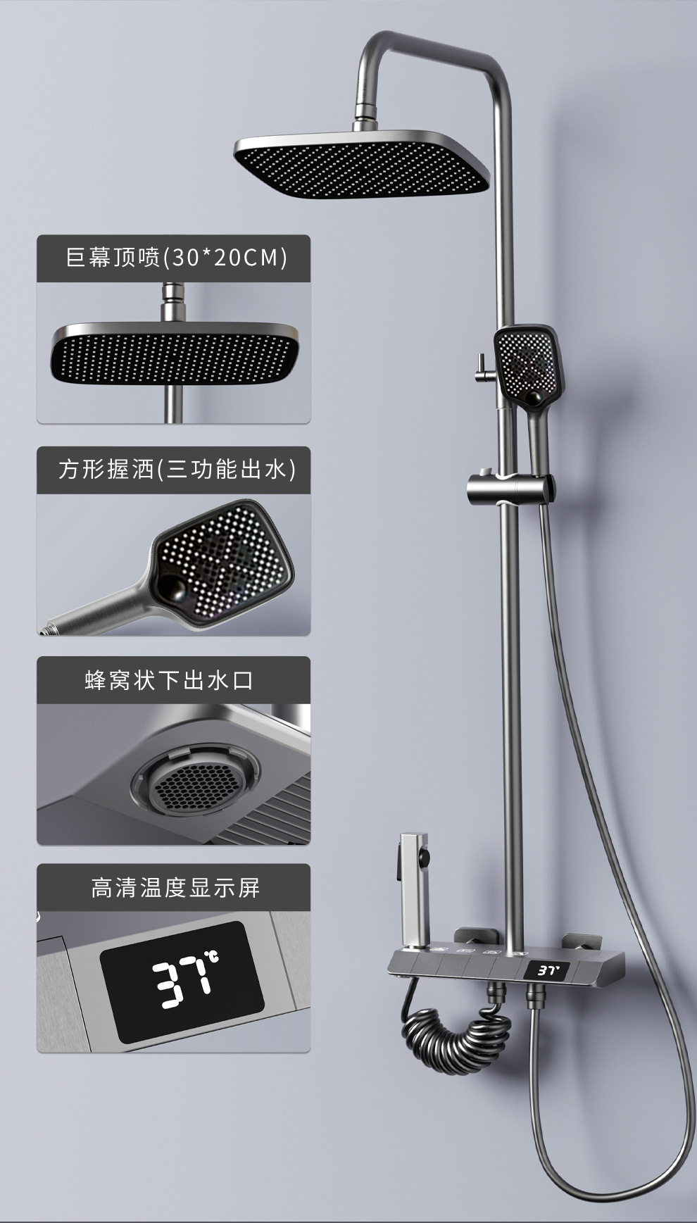 New Fashioned Brass Gun Grey P - đánh giá và giá Home Bathroom Set