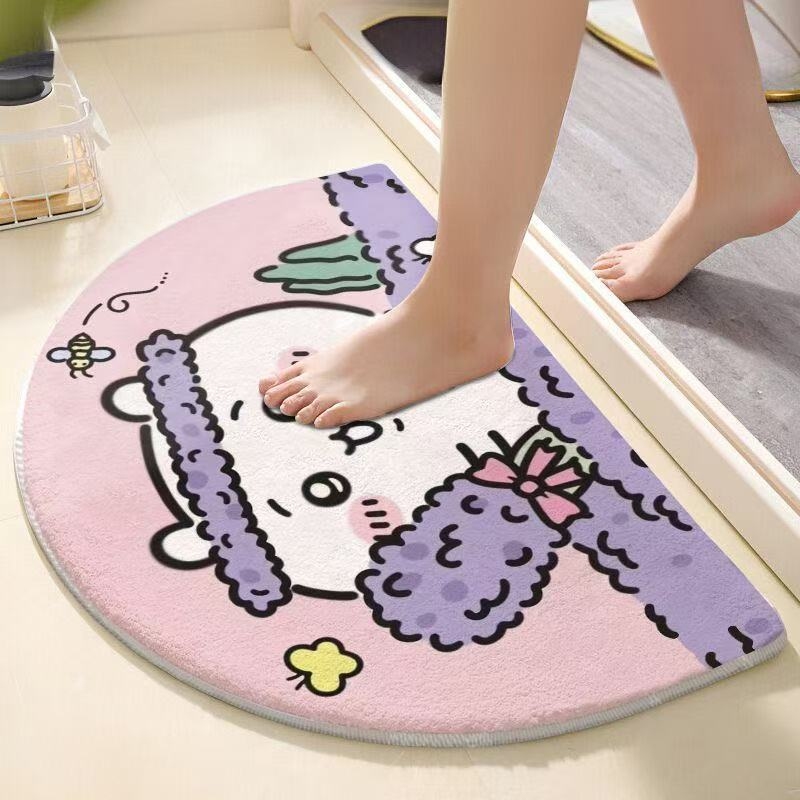 Chiikawa Semi Circle Bath Mat  - đánh giá và giá Non Slip Bath Mat