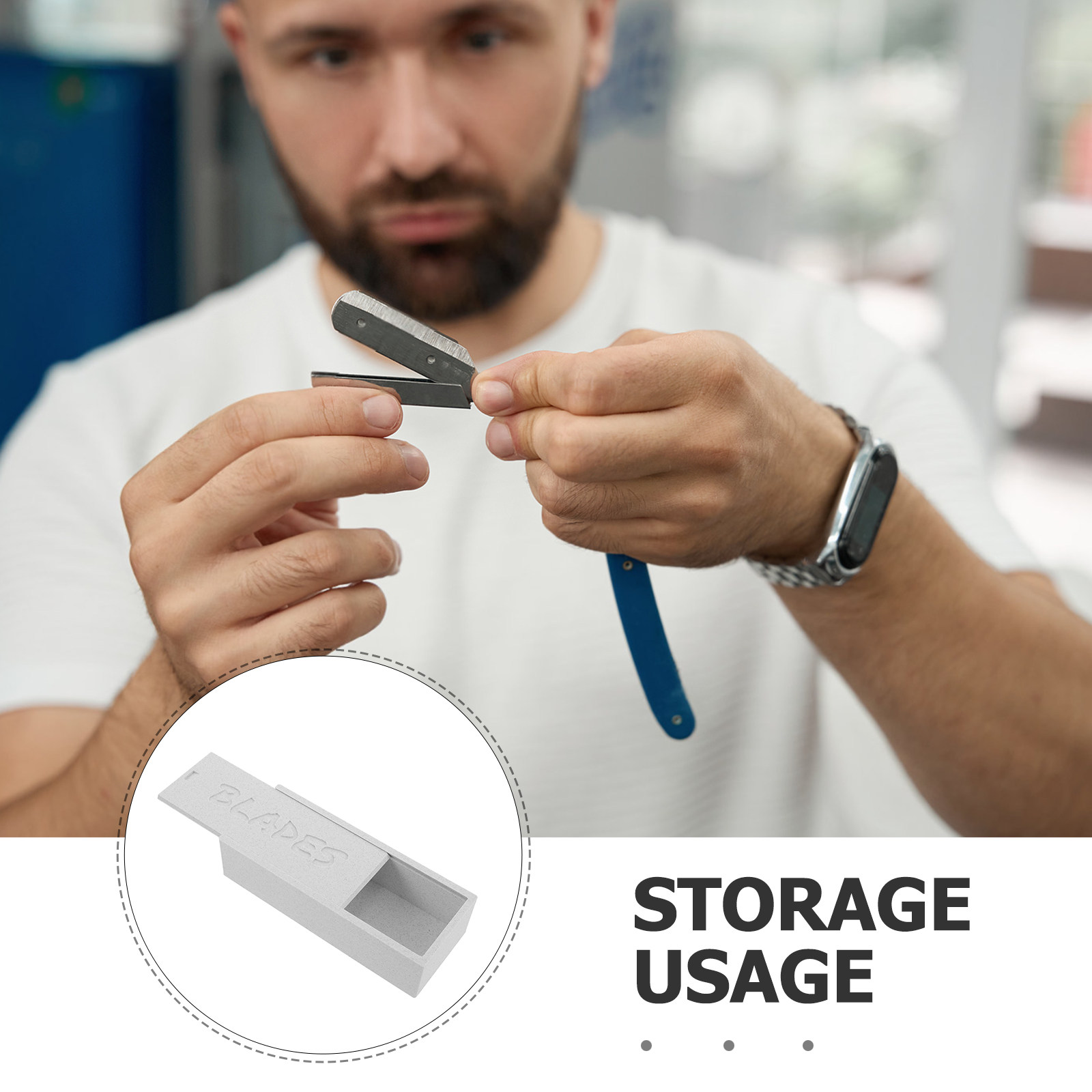 White Double Compartment Blade - đánh giá và giá Home One Bathroom Accessories