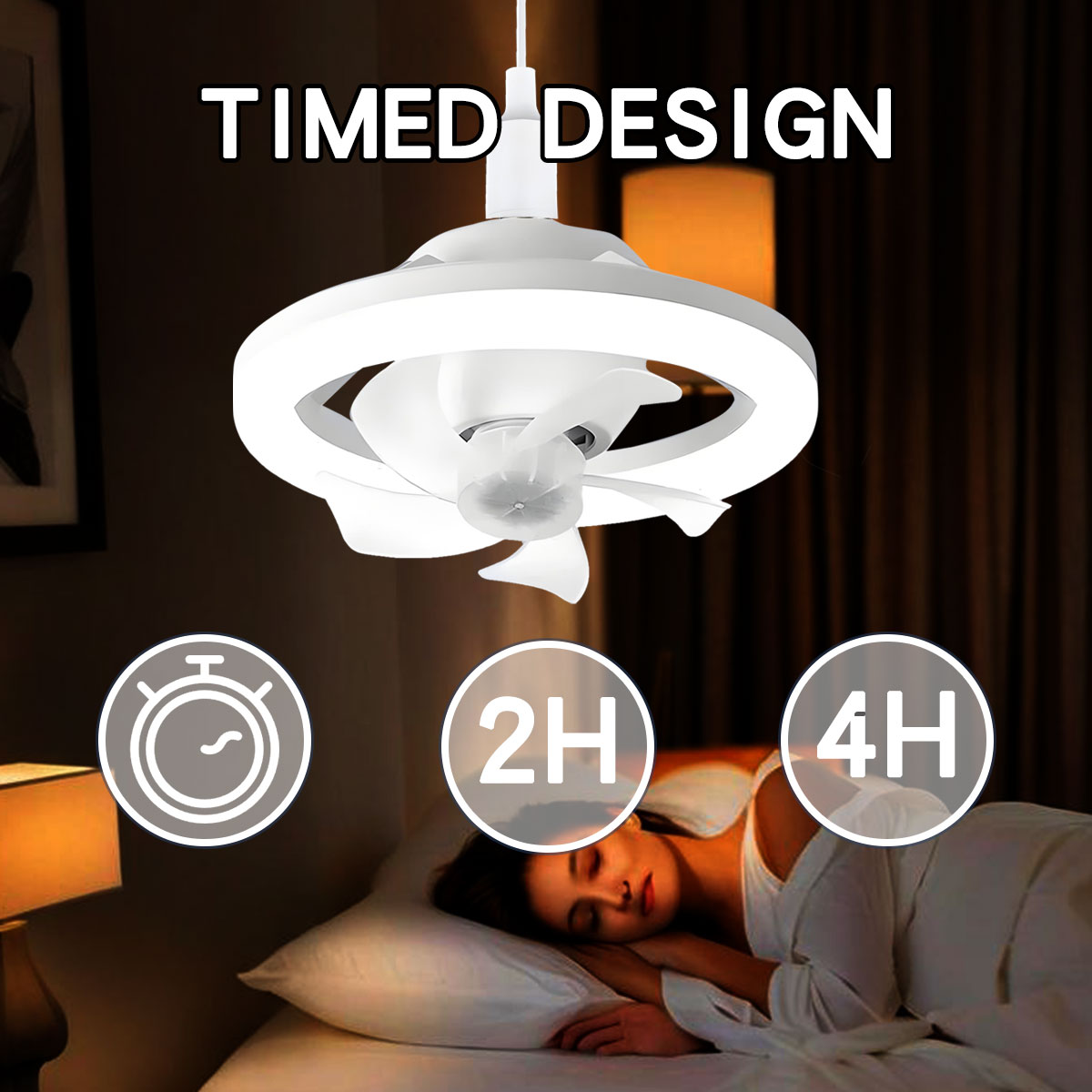 360°Rotating E27 Ceiling Fan B - đánh giá và giá Home Bathroom Ventilation