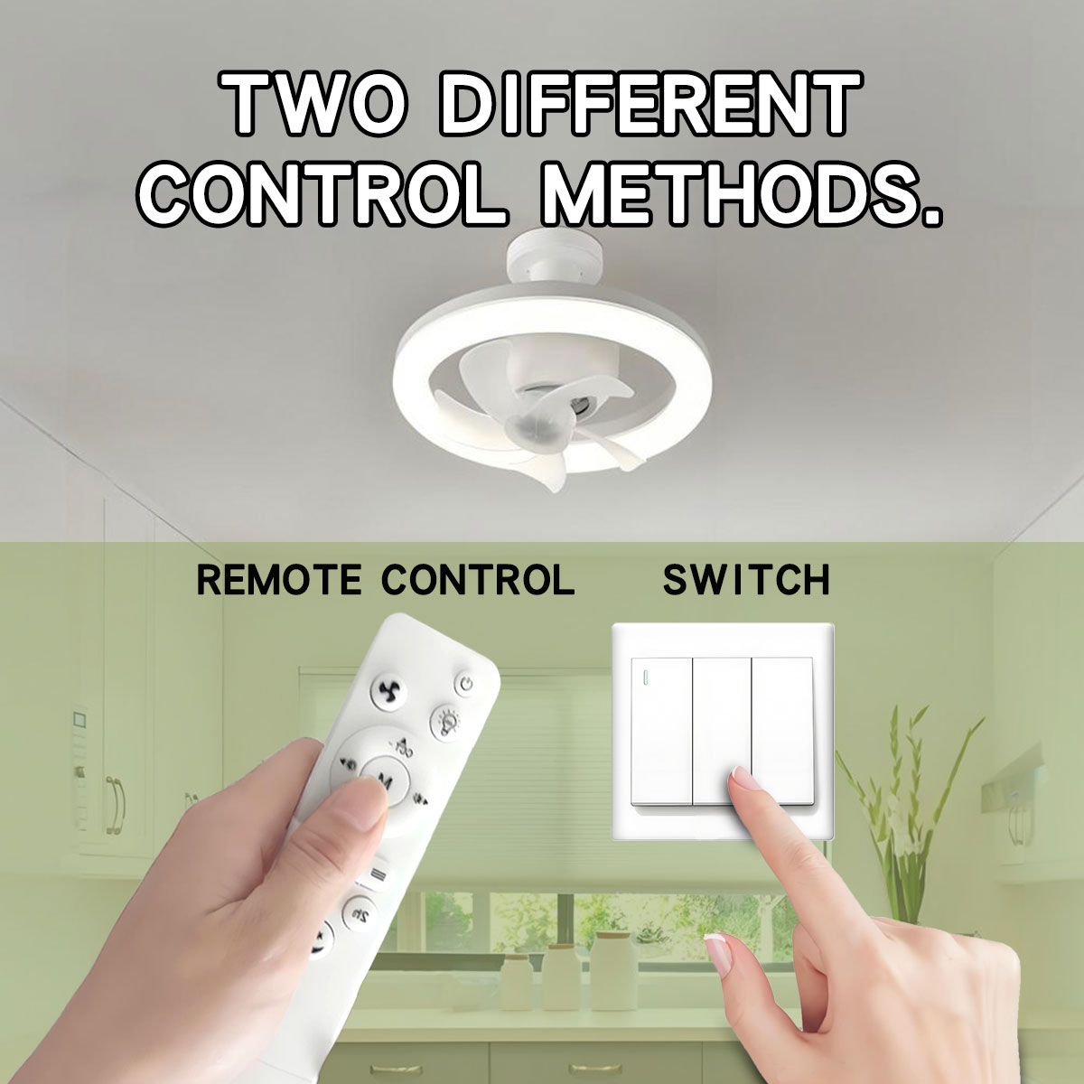 360°Rotating E27 Ceiling Fan B - đánh giá và giá Home Bathroom Ventilation