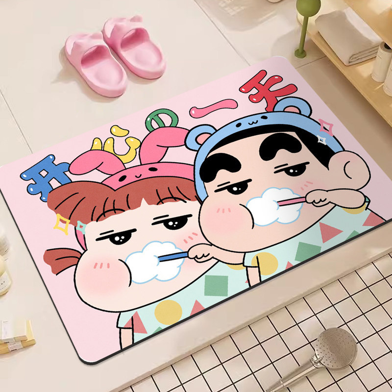 Crayon Shin-Chan Cartoon Diato - đánh giá và giá Non Slip Bath Mat