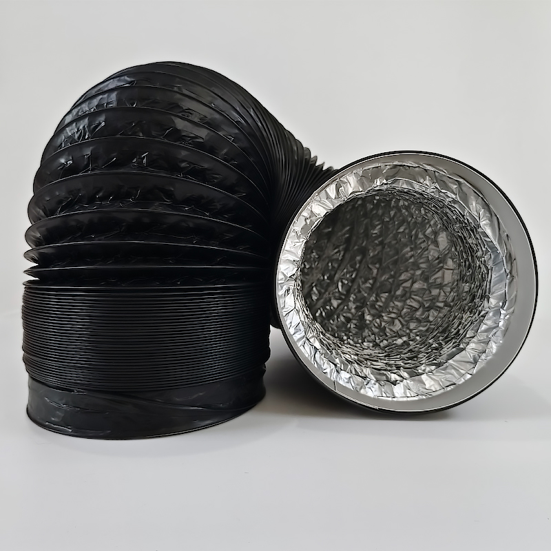 Black Exhaust Flexible Duct wi - đánh giá và giá Home Bathroom Ventilation