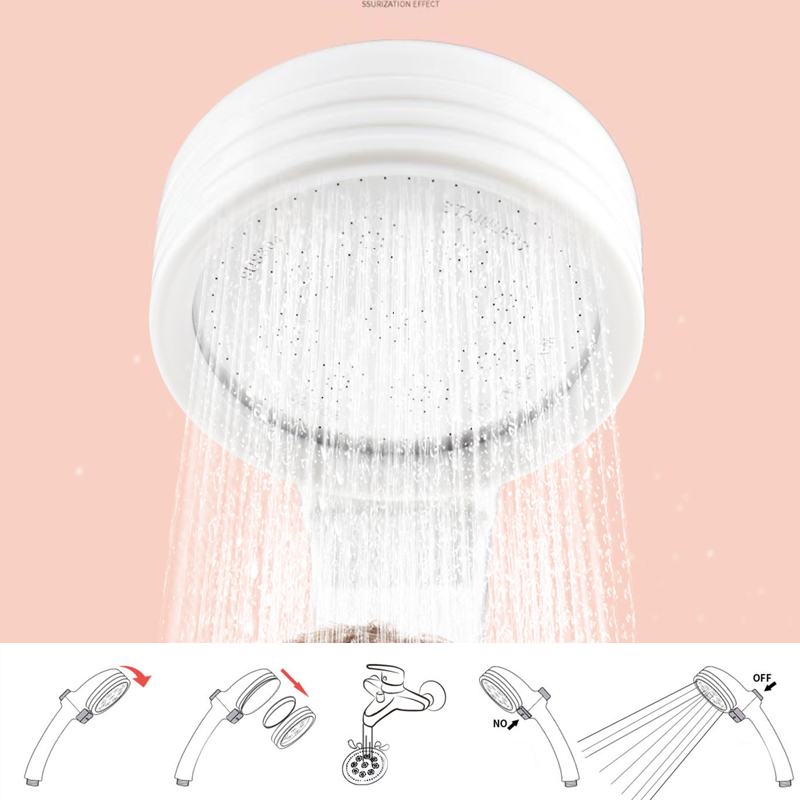 Single Function White Shower H - đánh giá và giá Home One Bathroom Accessories