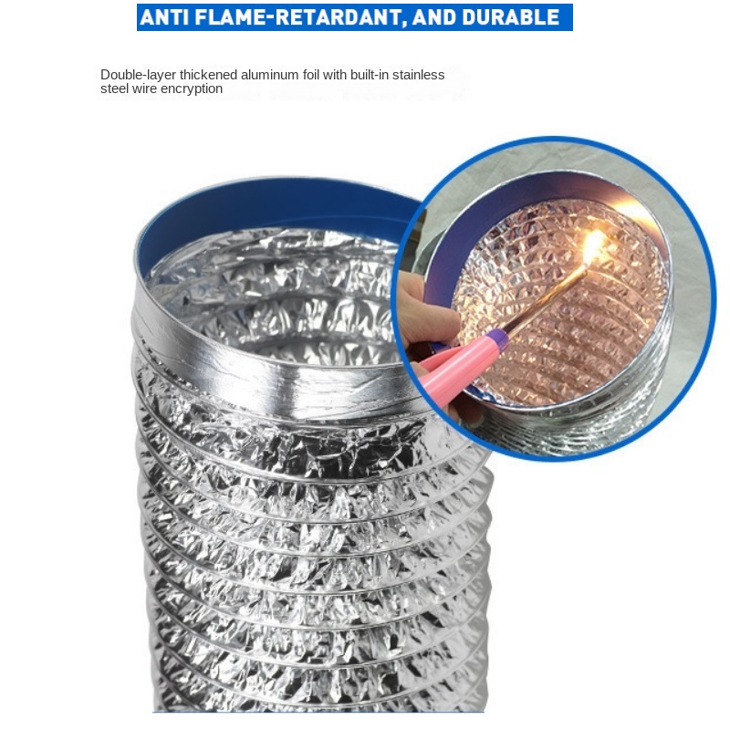 ∅125mm Aluminum Foil Ventilati - đánh giá và giá Home Bathroom Ventilation