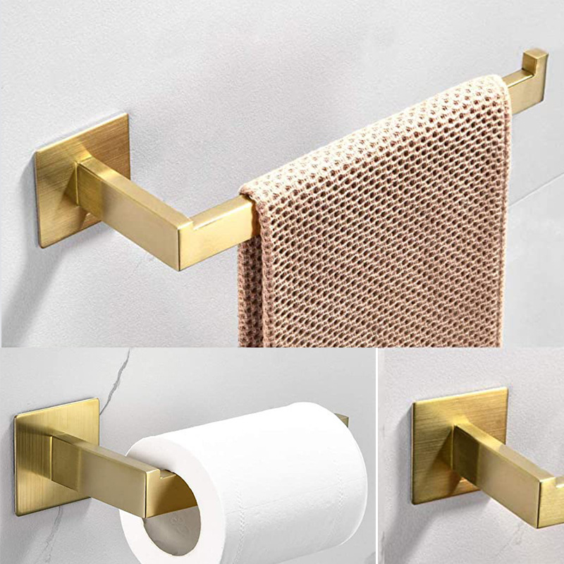 304 Stainless Steel 4-Piece Go - đánh giá và giá Home Bathroom Set