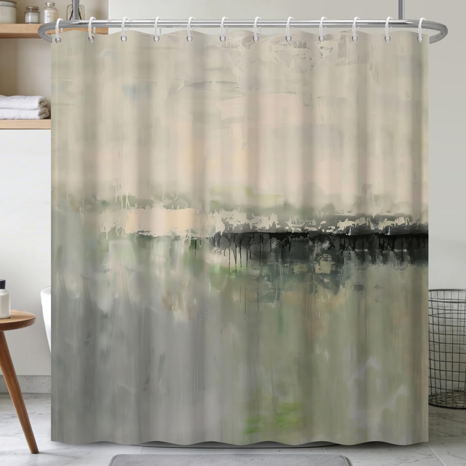 Waterproof Abstract Watercolor - đánh giá và giá Home Bathroom Spa Ideas