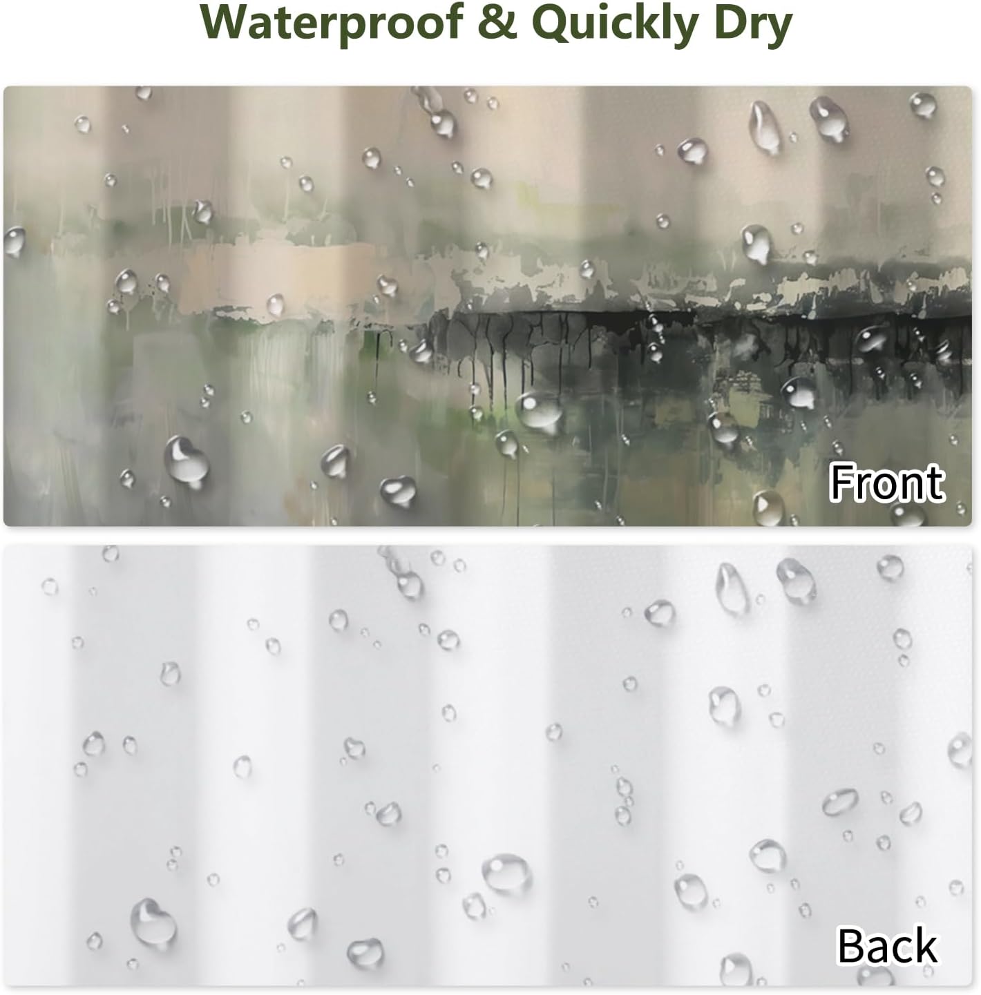 Waterproof Abstract Watercolor - đánh giá và giá Home Bathroom Spa Ideas