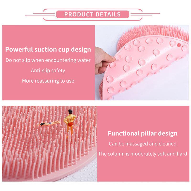 Wall Mounted Foot Scrubber Mat - đánh giá và giá Non Slip Bath Mat