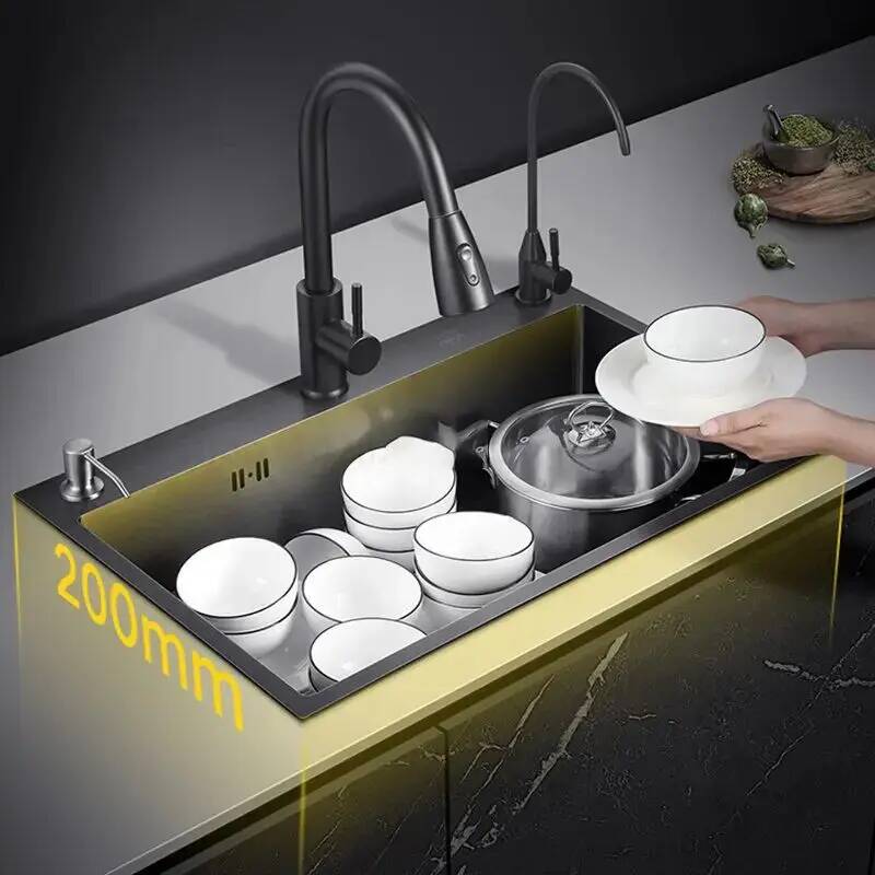 Bathroom Black Nano Kitchen Si - đánh giá và giá Home One Bathroom Accessories