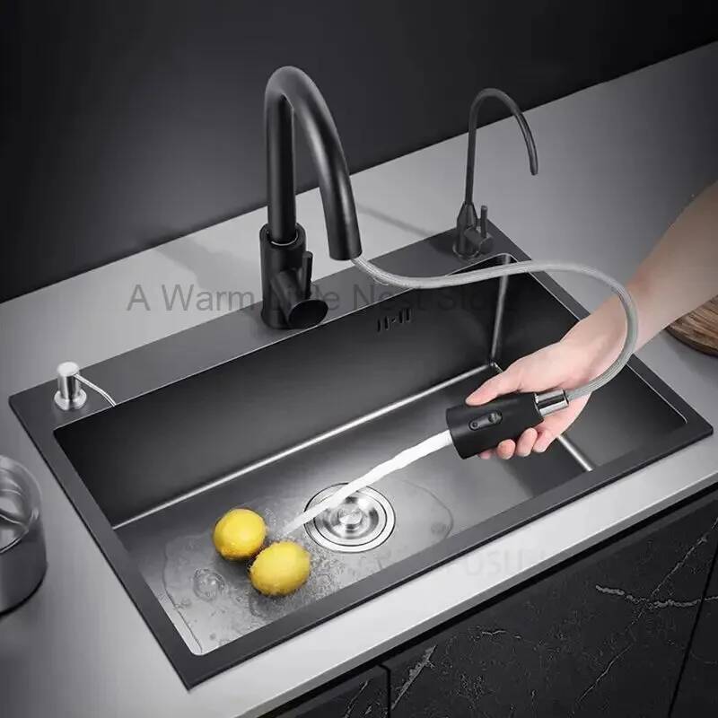 Bathroom Black Nano Kitchen Si - đánh giá và giá Home One Bathroom Accessories