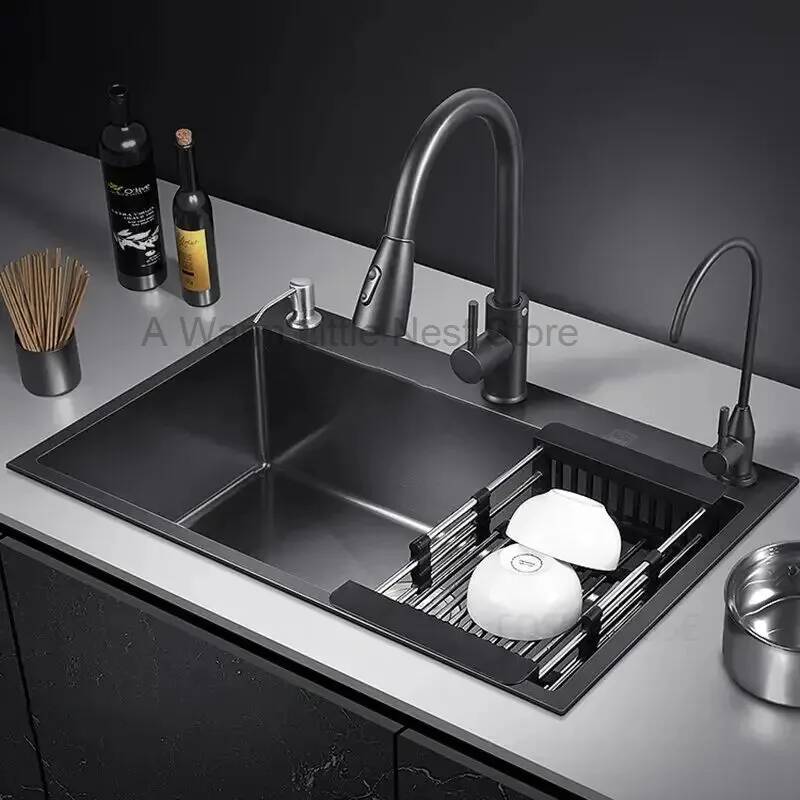 Bathroom Black Nano Kitchen Si - đánh giá và giá Home One Bathroom Accessories