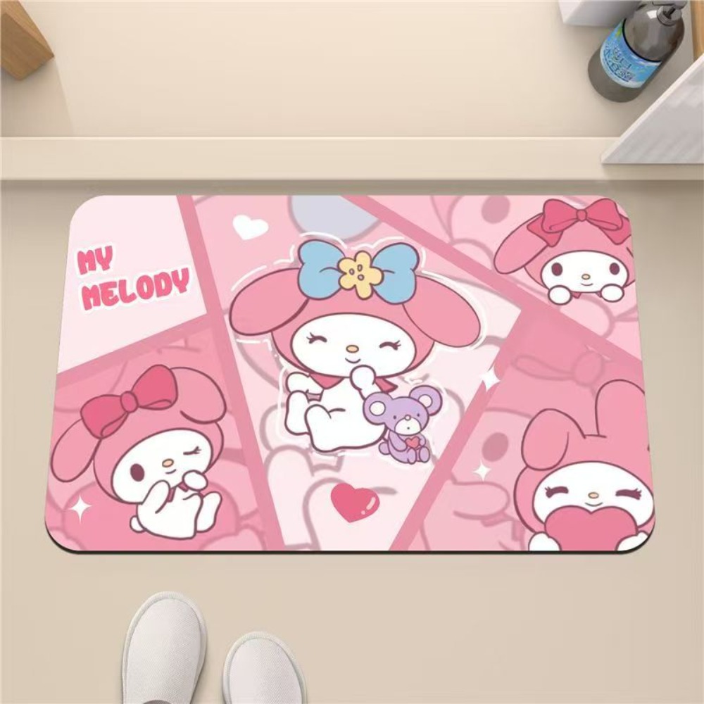 Hello Kitty Non-Slip Absorbent - đánh giá và giá Non Slip Bath Mat