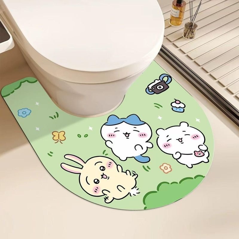 Cute Chiikawa U Shaped Toilet  - đánh giá và giá Home One Bathroom Accessories