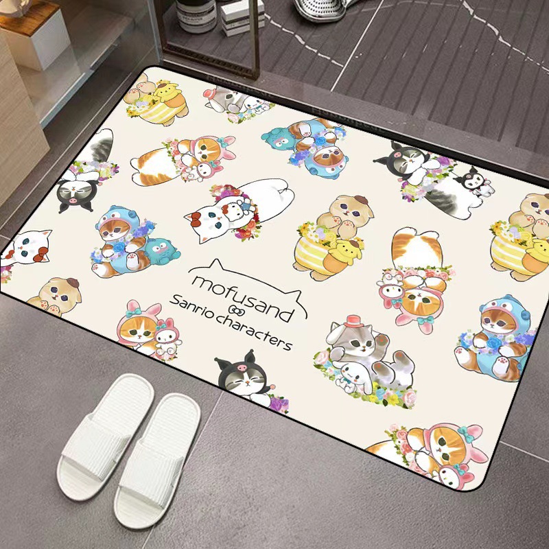 Mofusand Cartoon Diatom Mud Ab - đánh giá và giá Non Slip Bath Mat