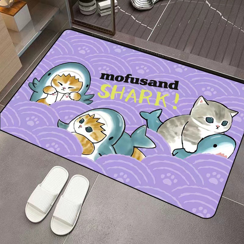 Mofusand Cartoon Diatom Mud Ab - đánh giá và giá Non Slip Bath Mat