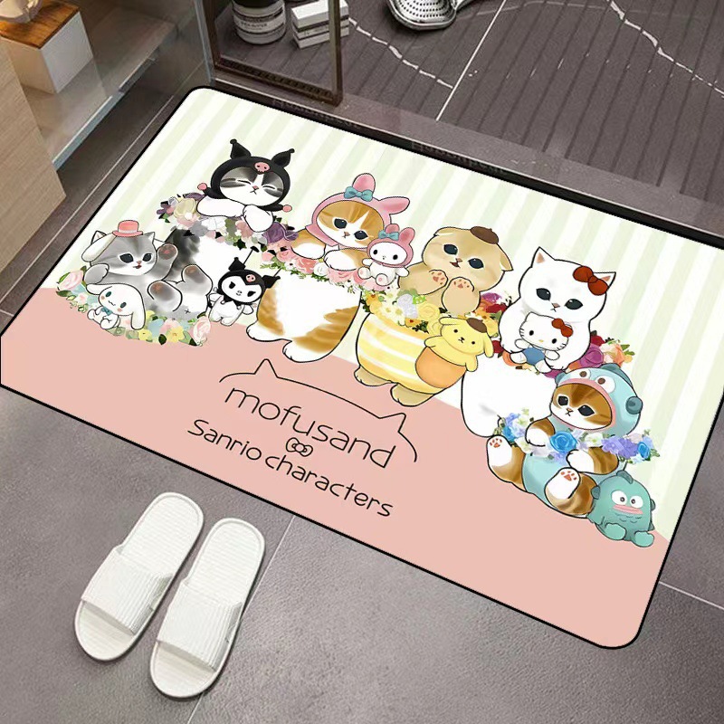 Mofusand Cartoon Diatom Mud Ab - đánh giá và giá Non Slip Bath Mat