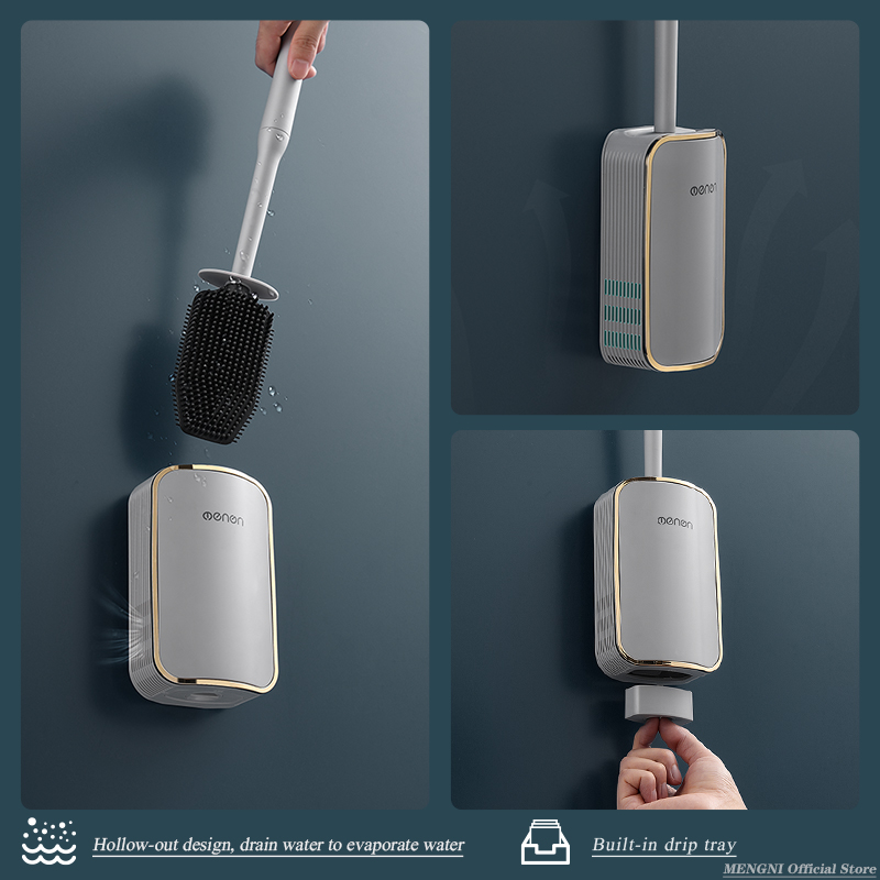 MENGNI-Luxury Toilet Brush Bat - đánh giá và giá Home Bathroom Cleaning Kit