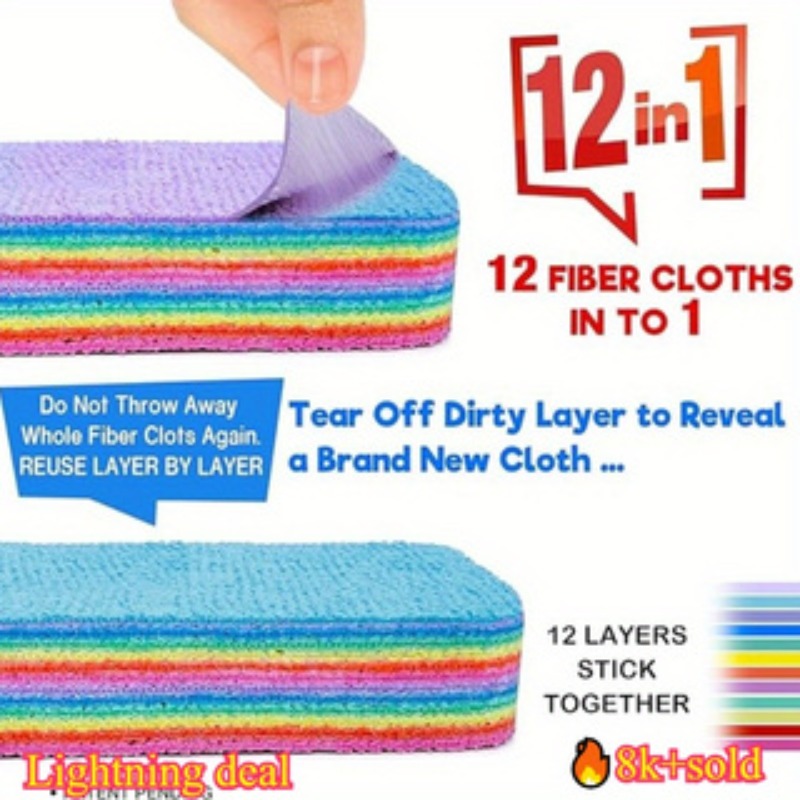 1PC ,12 layer fiber, perfect c - đánh giá và giá Home Bathroom Cleaning