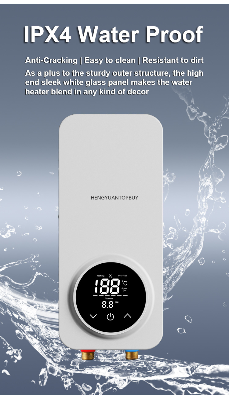 Mini  Instant Tankless Electri - đánh giá và giá Home Bathroom Geyser