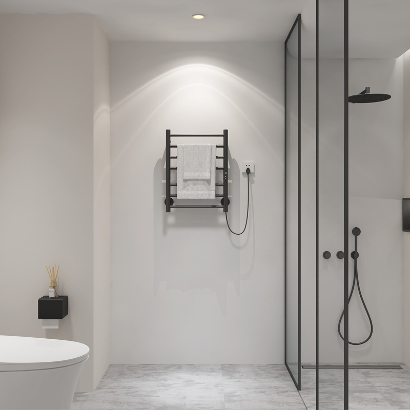Black/White Bathroom Electric  - đánh giá và giá Towel Warmer Electric