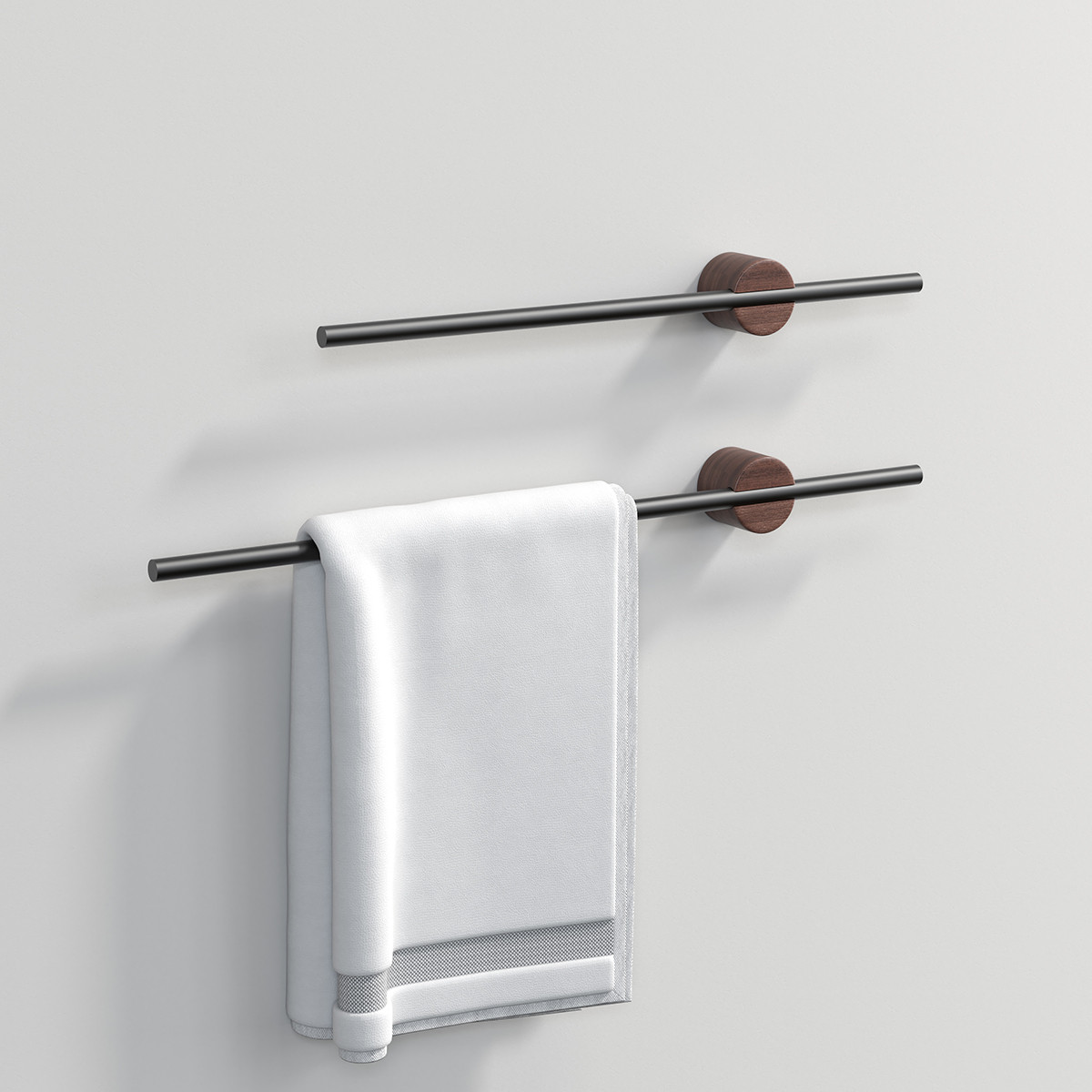 Morotel Walnut Towel Rack Sing - đánh giá và giá Home Bathroom Cleaning