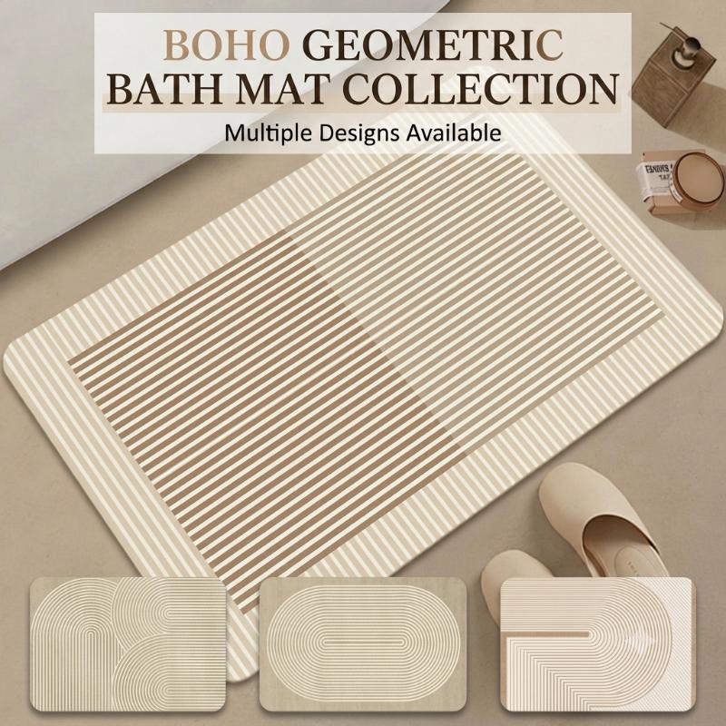 Diatomite Bath Mat Quick Dry A - đánh giá và giá Non Slip Bath Mat